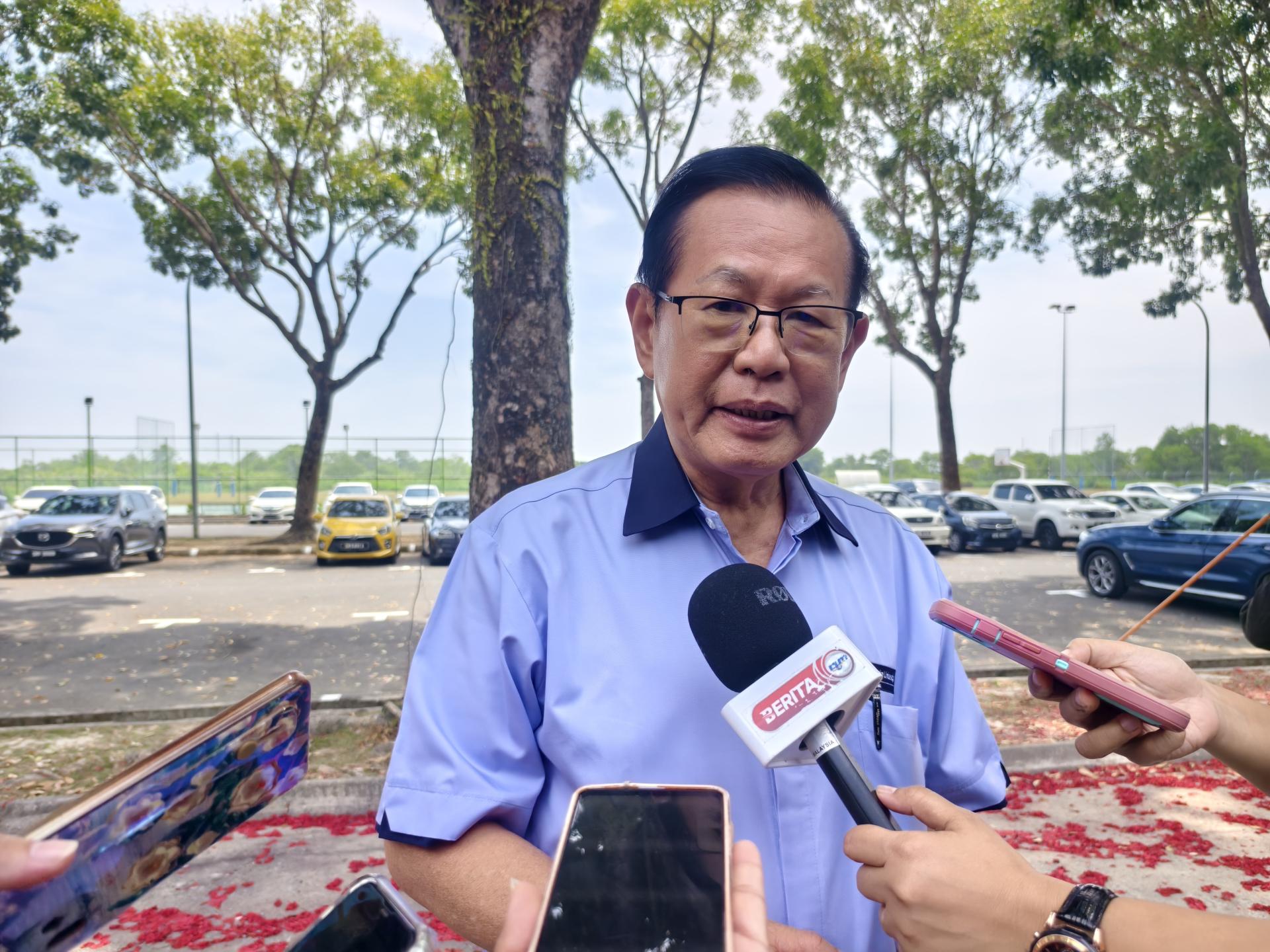 李景胜接受媒体访问，呼吁民众在干旱期间勿露天焚烧。