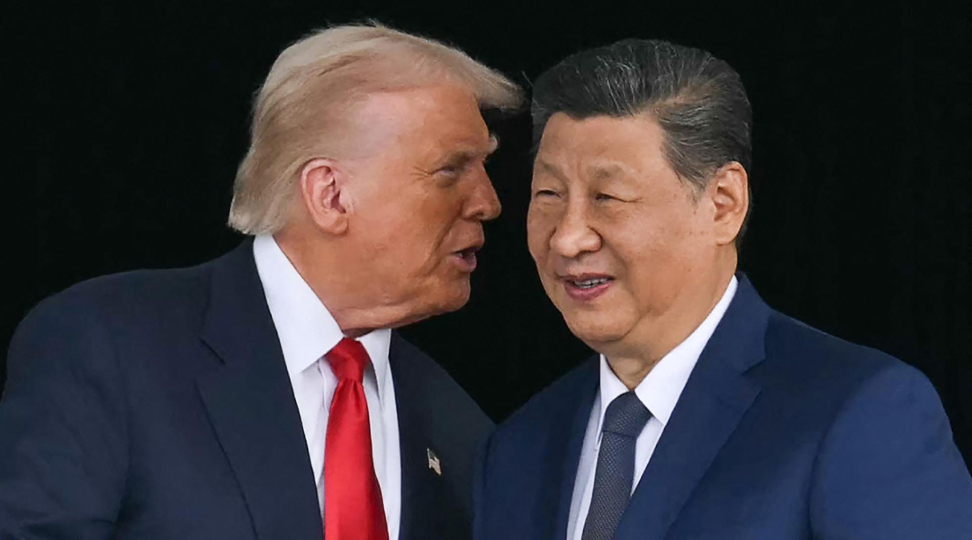 特朗普去年10月在韩国釜山与习近平会晤。 （法新社）