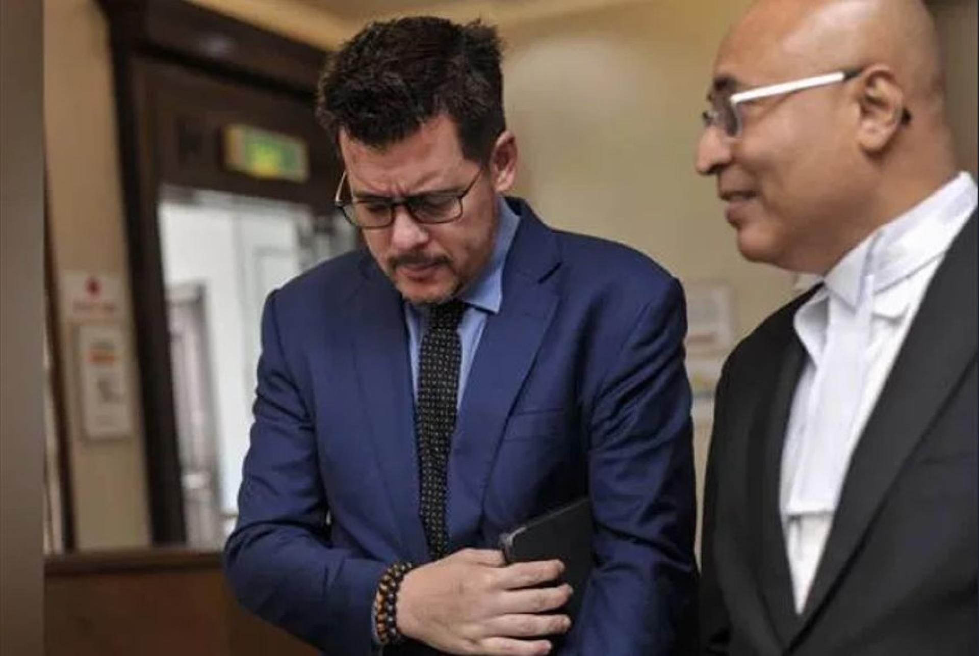 上诉庭将鲁杰逊（左）的赔偿金从20万令吉增加到30万令吉。