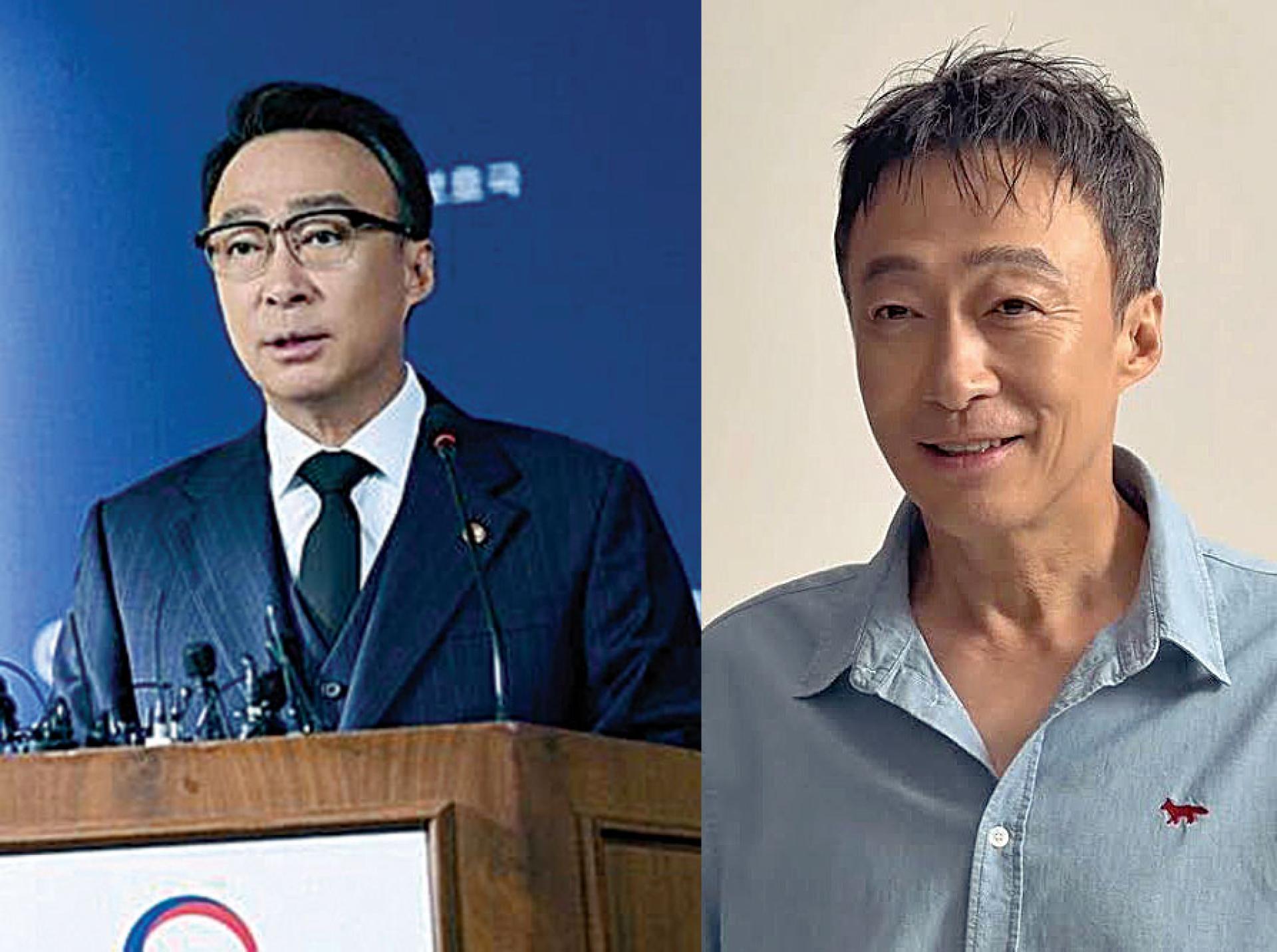 相对于拍摄《铁拳教育》的体态（左图），李星民近期暴瘦10kg。