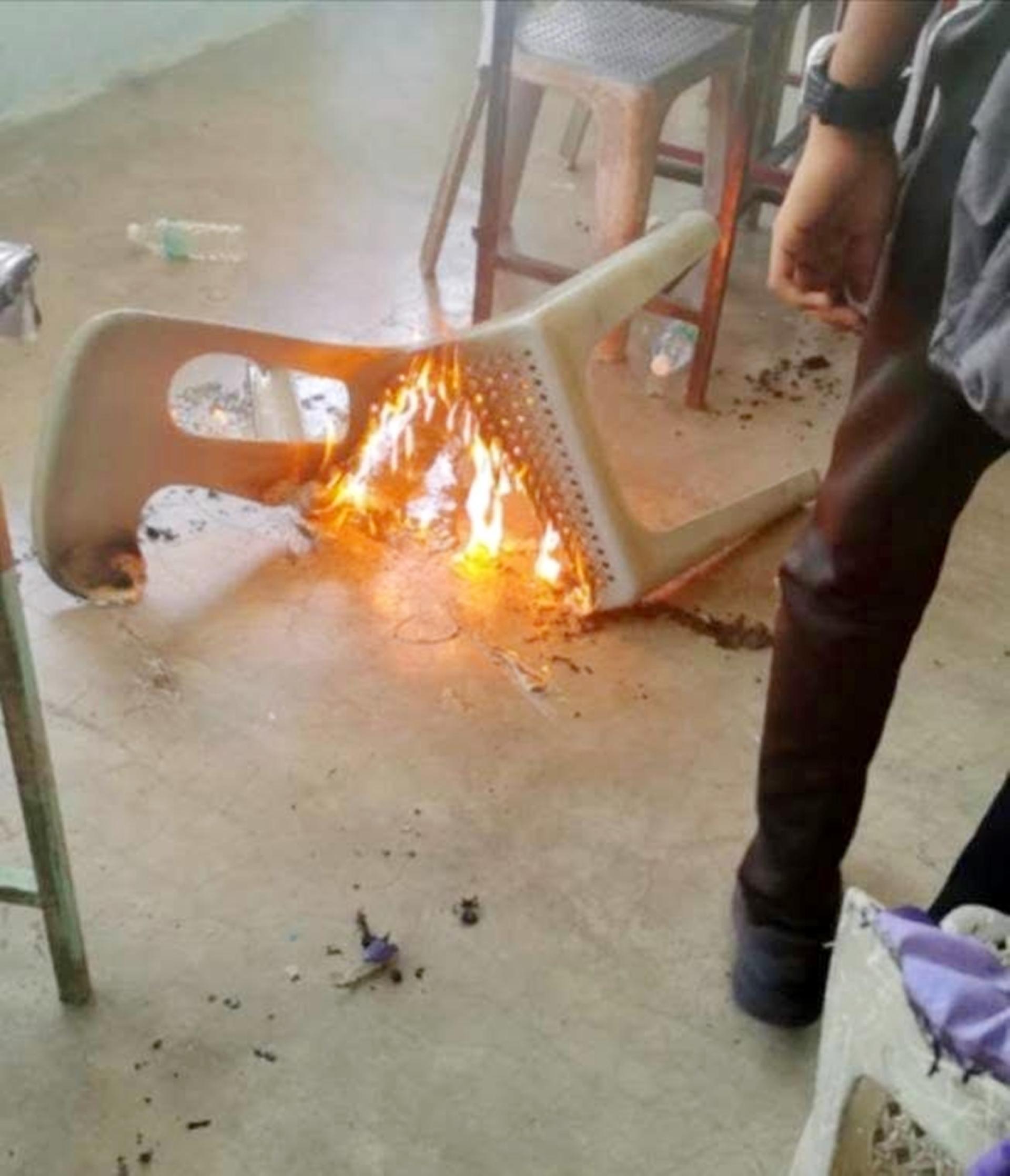 金宝一所中学发生疑似纵火案，警方初步调查暂未有证据显示任何学生涉案。