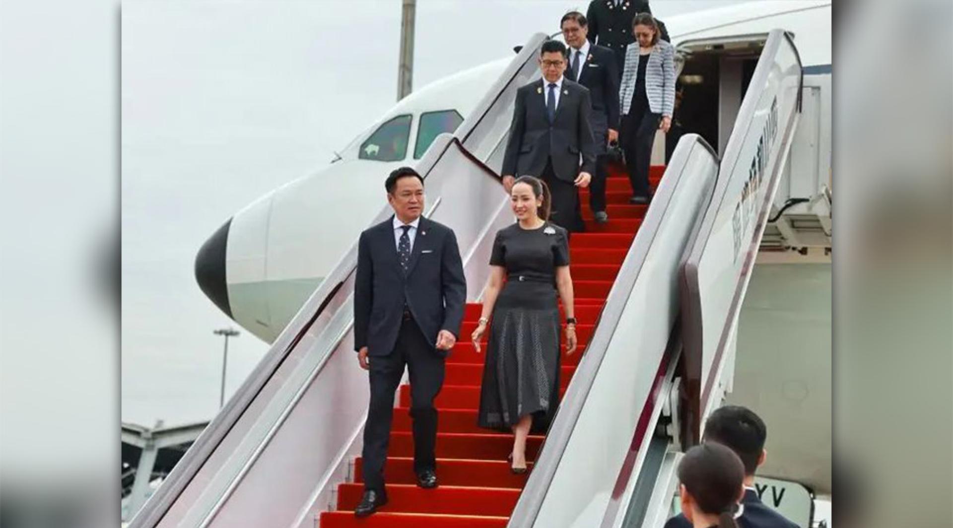 7月18日11时许，泰国首相阿努廷抵达成都，开启访问四川之行。
