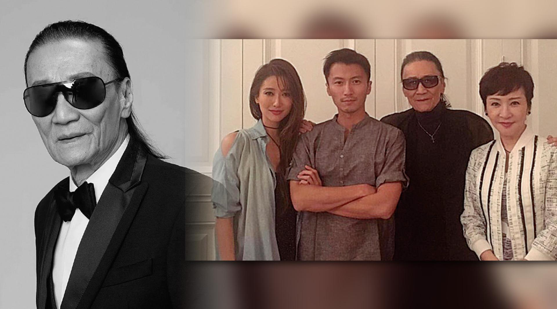 谢贤传出噩耗。谢霆锋（右2）与谢婷婷（右1）公布父亲死讯。