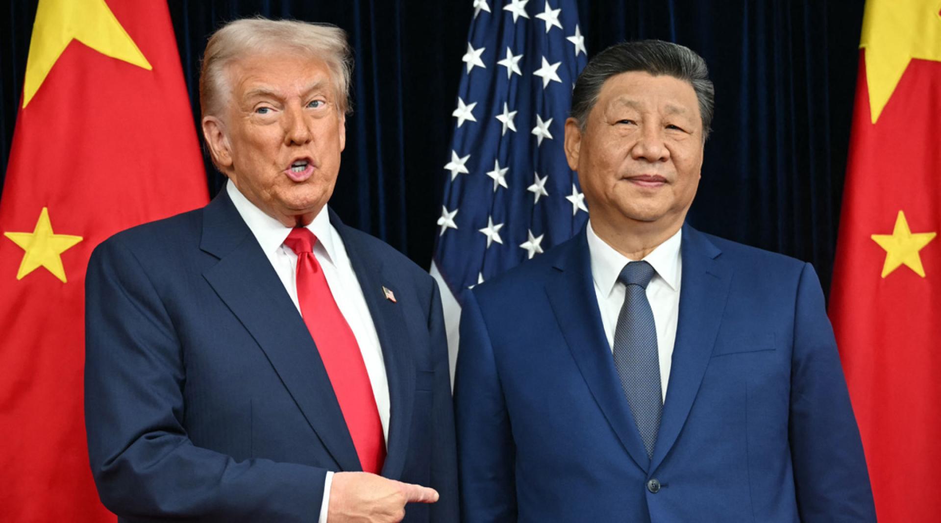 特朗普与习近平。（档案照）
