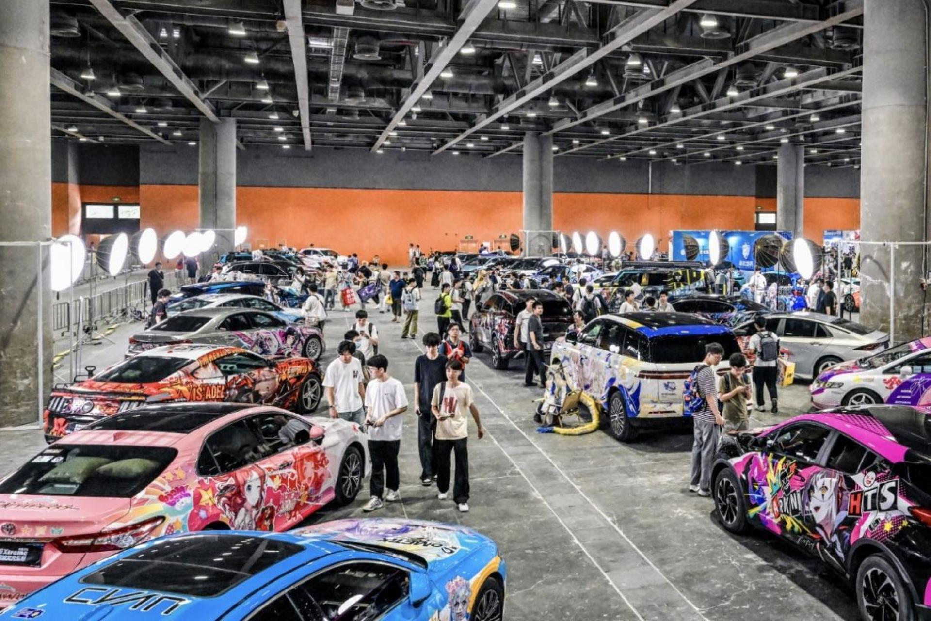 “EXSHOW极速次元潮流文化派对”现场。（主办方供图）